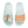 Lustige Pantoletten für Kinder Niedliche Giraffe