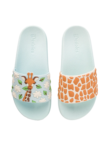 Lustige Pantoletten für Kinder Niedliche Giraffe