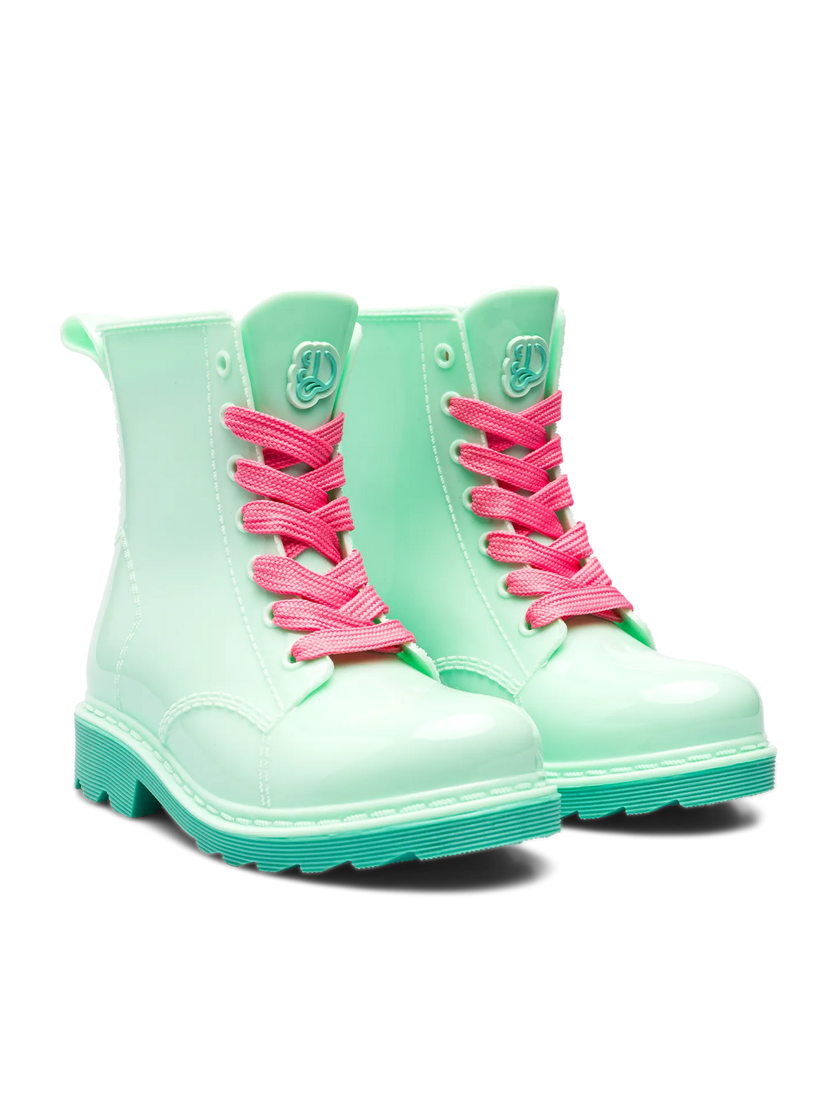 Helle Minze Regenstiefel für Kinder