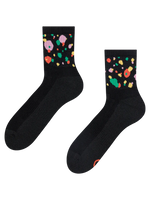 Lustige funktionelle Crewsocken Bunte Tropfen