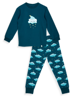 Lustiger Pyjama für Kinder Schläfrige Wolken