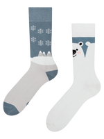 Lustige warme Socken Eisbär