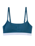 Tief blaugrüne Modal-Damenbralette