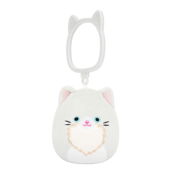Squishmallows Schlüsselanhänger Zachariah die Angora-Katze, 9 cm