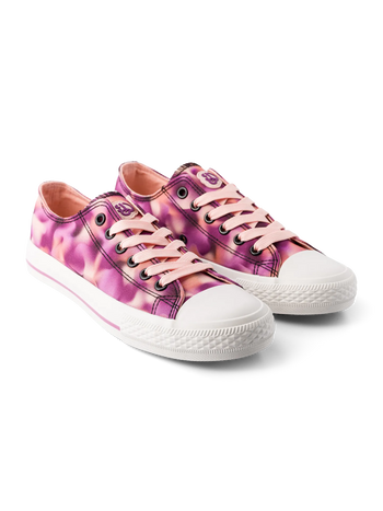 Lustige Canvas-Schuhe Rosa Tarnfarbe