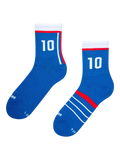 Gerippte Mid-Calf-Socken Französische Fußballlegende