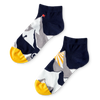 Lustige Knöchelsocken Sonnenuntergang in den Bergen