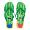 Lustige Flip-Flops Lustiger Kaktus