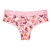 Spitzenhöschen für Frauen Vögel und Beeren