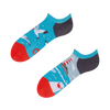 Lustige Sneakersocken Möwe