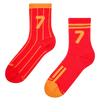 Gerippte Mid-Calf-Socken Spanische Fußballlegende