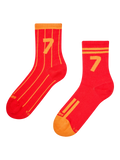 Gerippte Mid-Calf-Socken Spanische Fußballlegende