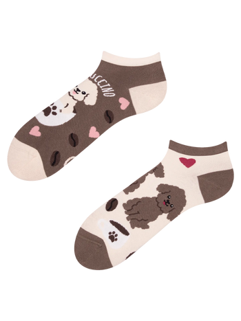 Lustige Knöchelsocken Puppuccino