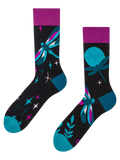 Lustige Socken Libellen in der Nacht