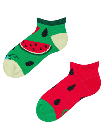 Lustige Knöchelsocken für Kinder Wassermelonensaison