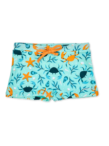 Lustige elastische Badeshorts für Kinder Meereskrabbe