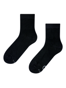 Antistress-Crewsocken Echtes Schwarz