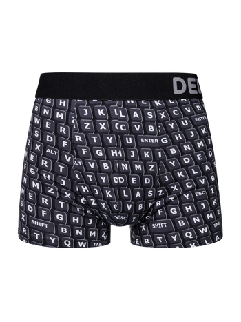 Gekürzte Boxershorts für Männer Tastatur