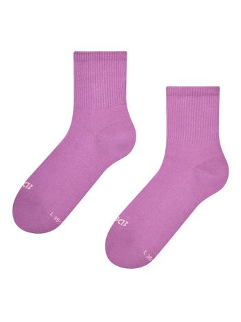 Crewsocken Traubenviolett