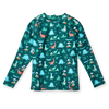 UV-Schutz-Schwimmshirt für Kinder Dino-Skatepark