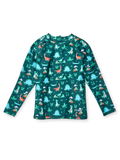 UV-Schutz-Schwimmshirt für Kinder Dino-Skatepark