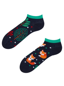 Lustige Knöchelsocken Rotfuchs