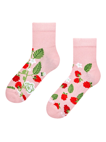 Antistress-Crewsocken Kleine Himbeeren