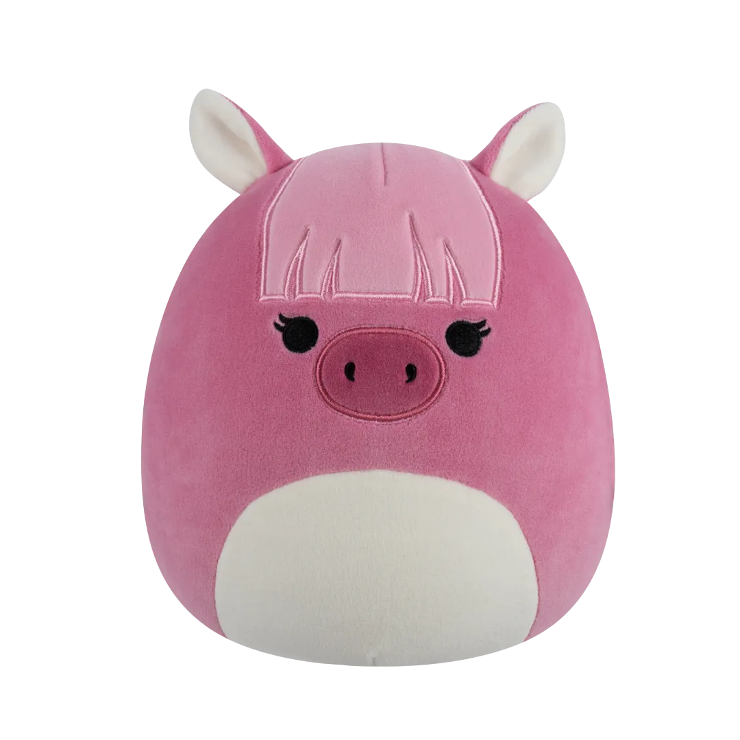 Squishmallows Veronika das rosa Shetlandpony mit Ponyfrisur, 20 cm ...