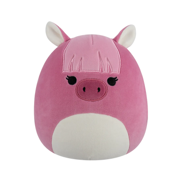 Squishmallows Veronika das rosa Shetlandpony mit Ponyfrisur, 20 cm