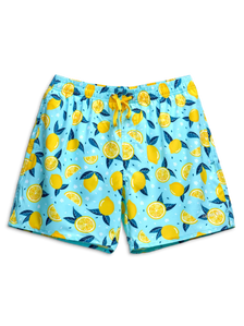 Lustige Badeshorts für Männer Sommerzitronen