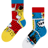 Lustige Kindersocken Bunte Comics