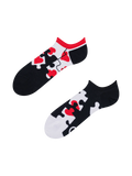 Lustige Sneakersocken Herz-Puzzle