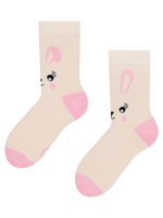 Lustige warme Socken für Kinder Hase