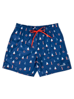 Lustige Badeshorts für Männer Kapitän zur See