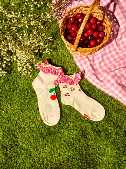 cutecore-socks-picnic-cherries-fa/fac0833823fa3baaa1e39a7f1d802462735f4cbb