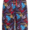 Lustige Badeboxershorts für Männer Sommerblätter