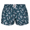Lustige Damenshorts Fledermäuse in der Nacht