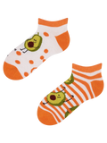 Lustige Knöchelsocken für Kinder Lustige Avocado