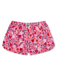 Lustige Damenshorts Blumenliebe