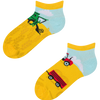 Lustige Knöchelsocken für Kinder Traktor