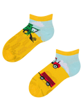 Lustige Knöchelsocken für Kinder Traktor