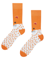 Lustige warme Socken Flauschiger Fuchs