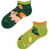 Lustige Knöchelsocken für Kinder Eichhörnchen