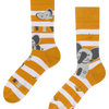 Lustige Socken Elefant und Streifen