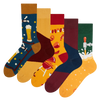 Lustige Socken 5er-Pack Bierzeit