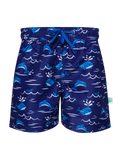Lustige Badeshorts für Jungen Glücklicher Wal