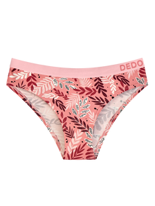 Modal-Damenhöschen Rosa Blätter