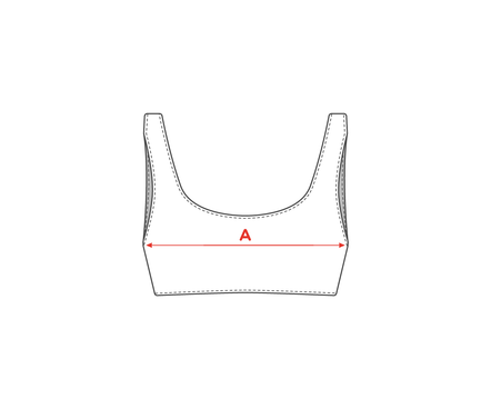 Sportliches Bikinioberteil