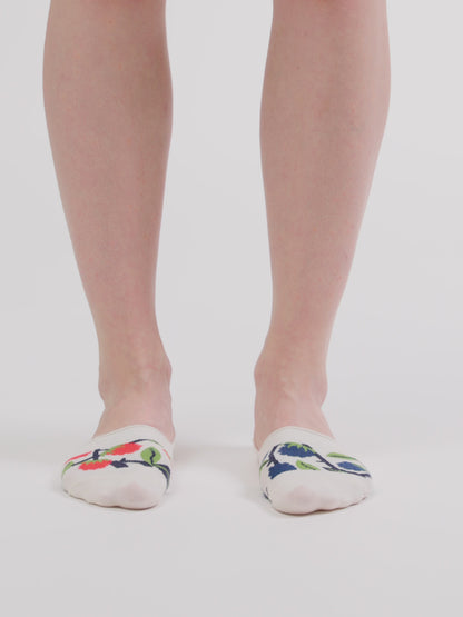 Lustige No-Show-Socken Himbeeren