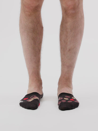 Lustige No-Show-Socken Kaffeeliebe